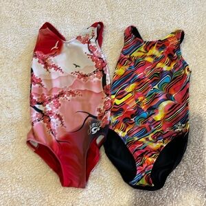 Gymnastics leotards by GK and Snowflake